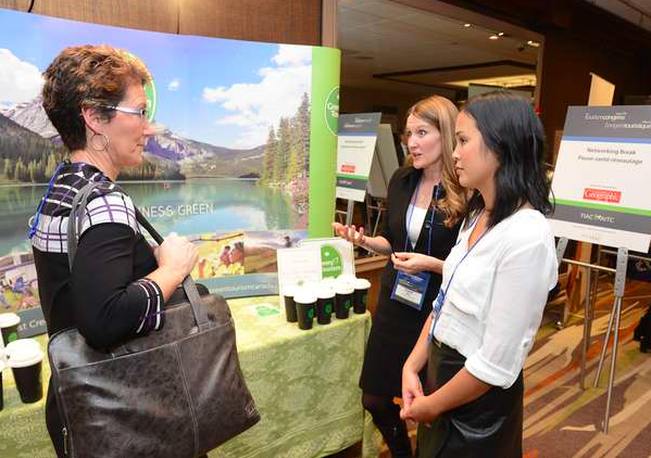 Angela Nagy and Romina Rooney with Green Tourism at TIAC Congress