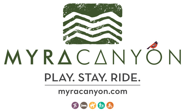 image of the logo for Myra Canyon Ranch in Kelowna, British Columbia, Canada