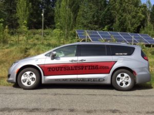 Sustainable Tourism member Tour Salt Spring solar powered van